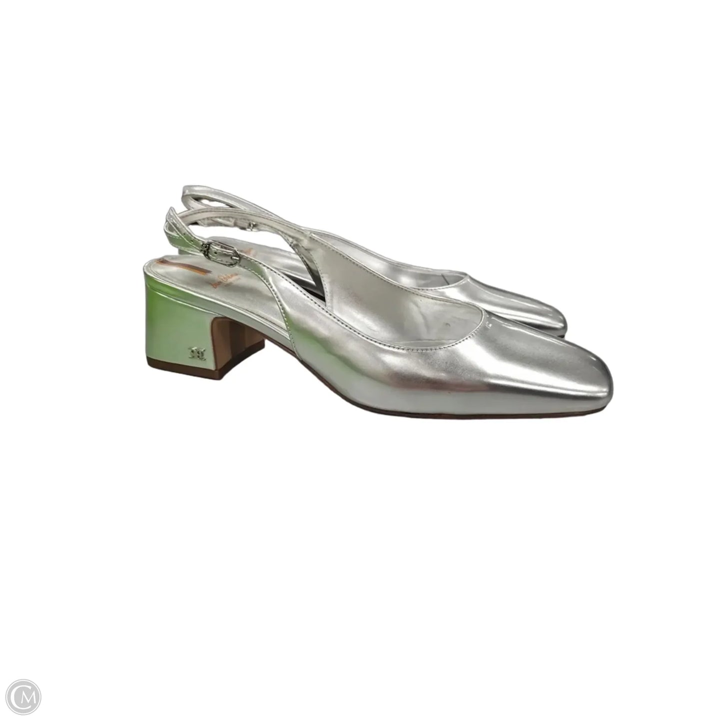 Shoes Heels Block By Sam Edelman In Silver, Size: 8