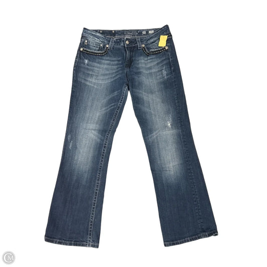 Jeans Boot Cut By Miss Me In Blue Denim, Size: 16