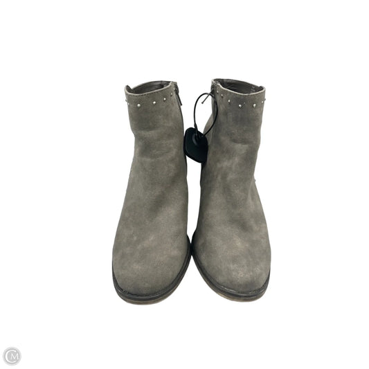 Boots Ankle Heels By Mia In Grey, Size: 10