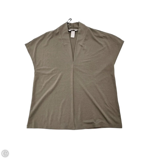 Blouse Sleeveless By H&m In Green, Size: S