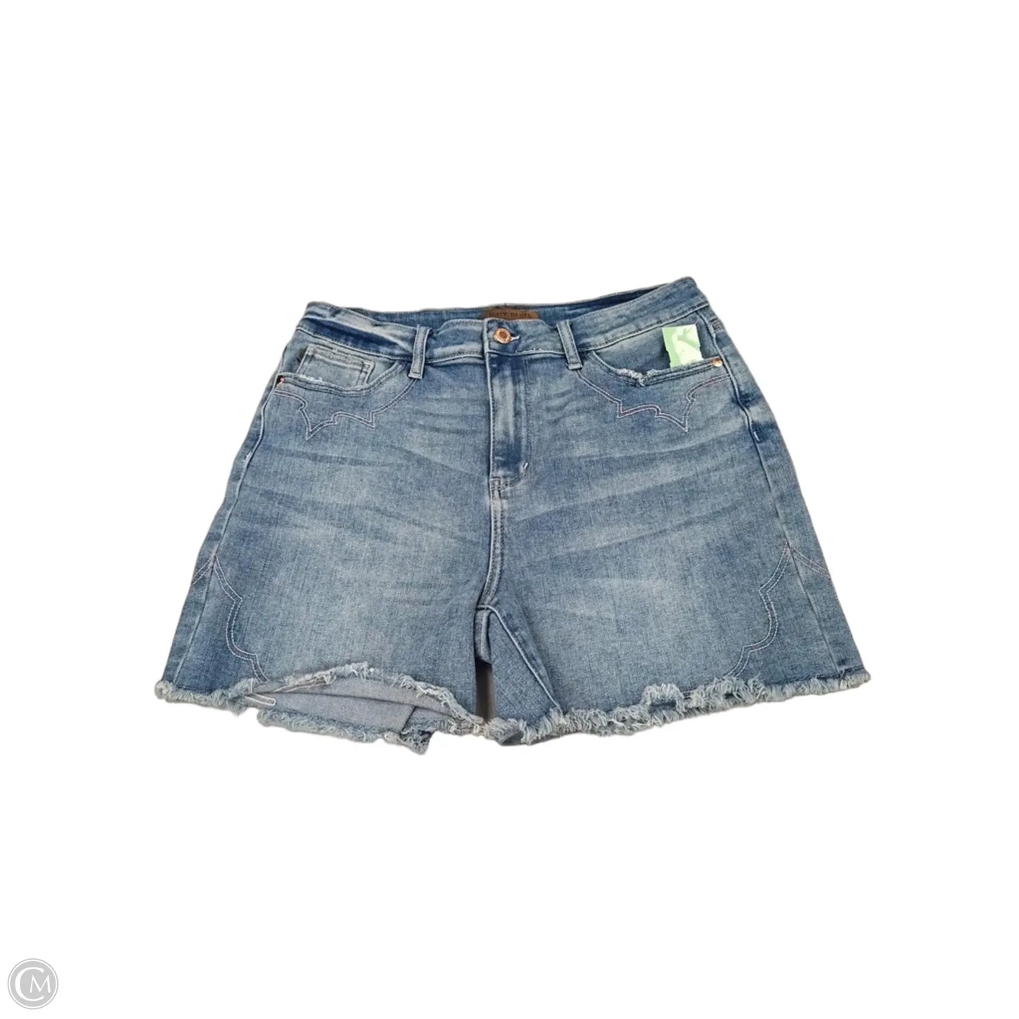 Shorts By Judy Blue In Blue Denim, Size: 14