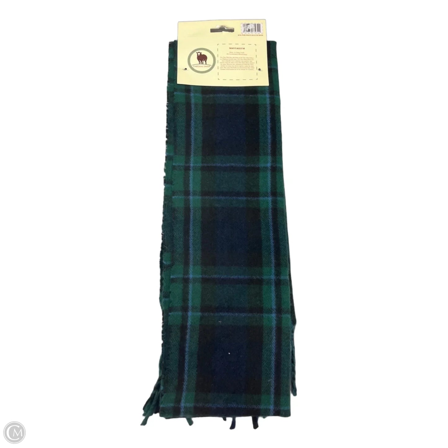 Scarf Winter By Cme In Plaid Pattern