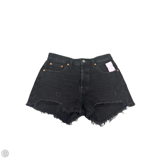Shorts By Levis In Black Denim, Size: 6