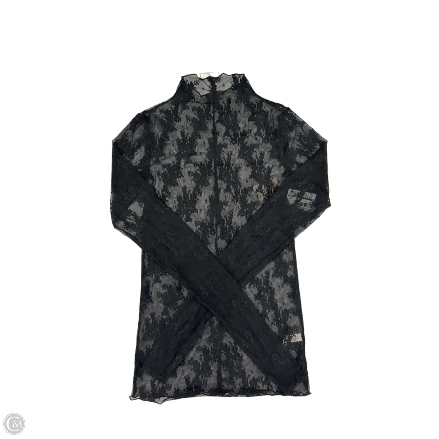 Top Long Sleeve By Free People In Black, Size: M