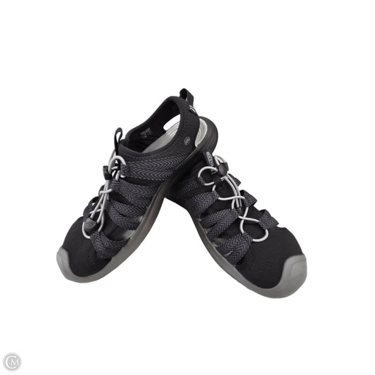 Sandals Flats By Keen In Black, Size: 10.5