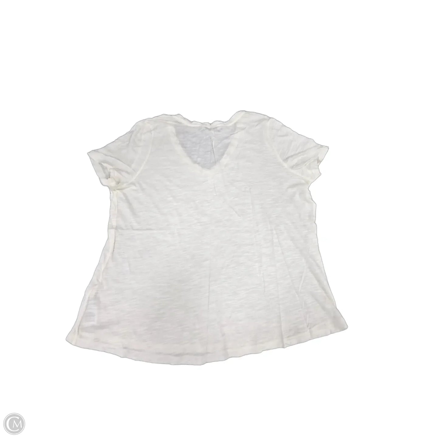 Top Short Sleeve Basic By Liverpool In Cream, Size: 2x