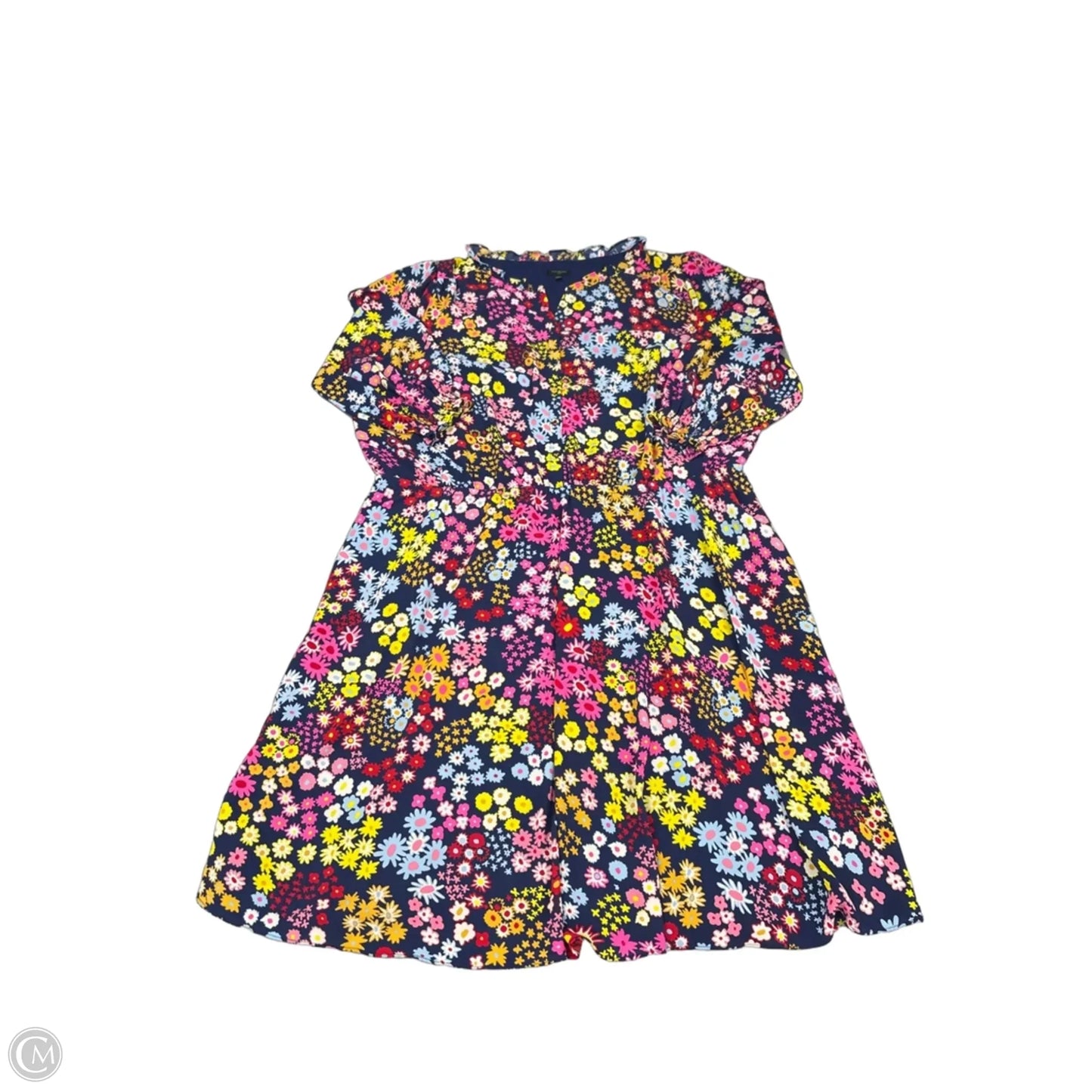 Dress Casual Midi By Talbots In Floral Print, Size: 2x