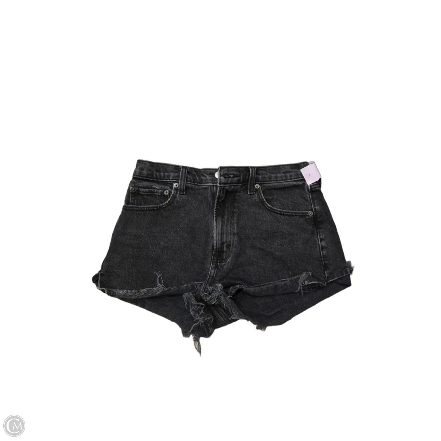 Shorts By Abercrombie And Fitch In Black Denim, Size: 4