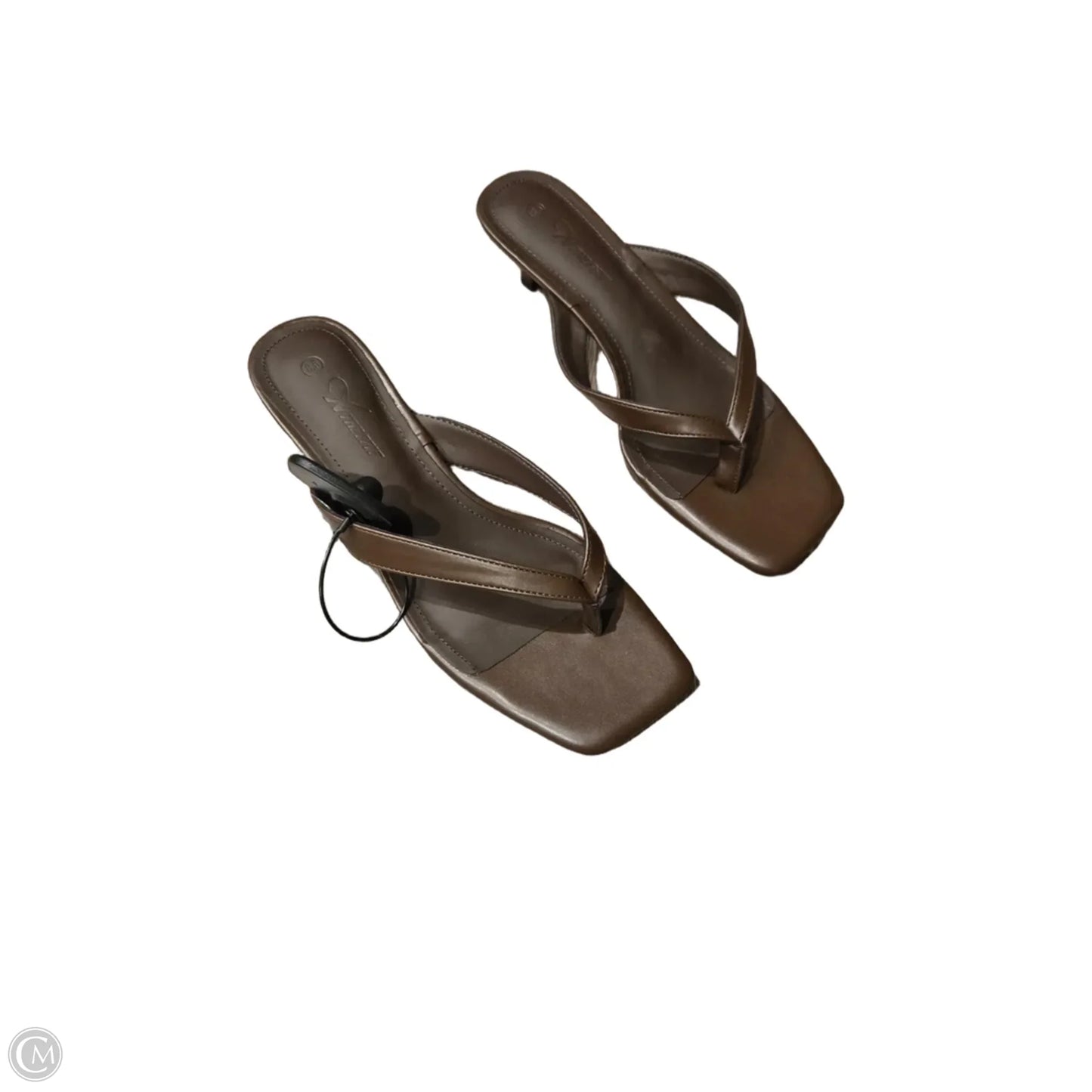 Shoes Heels Kitten By Cmc In Brown, Size: 8.5