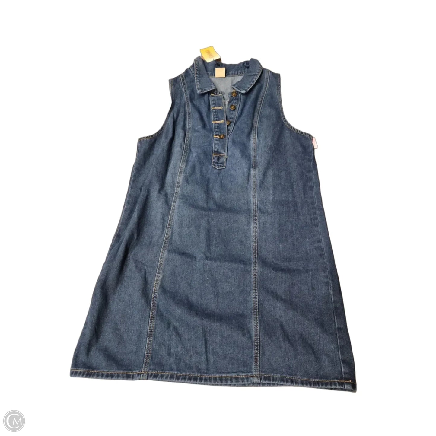 Dress Casual Short By Forever 21 In Blue Denim, Size: L