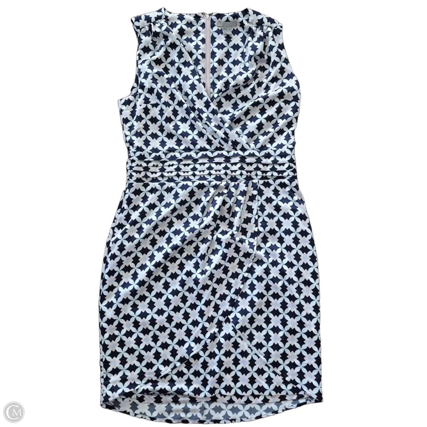 Dress Casual Short By H&m In Blue & Pink, Size: 10