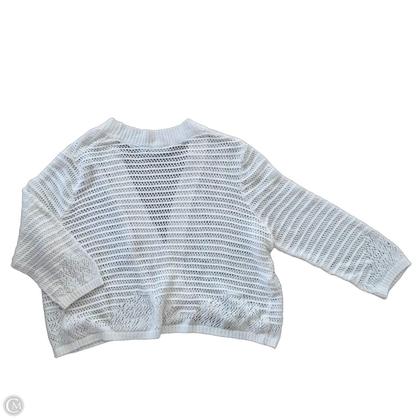 Cardigan By Nina Leonard In Cream, Size: 2x