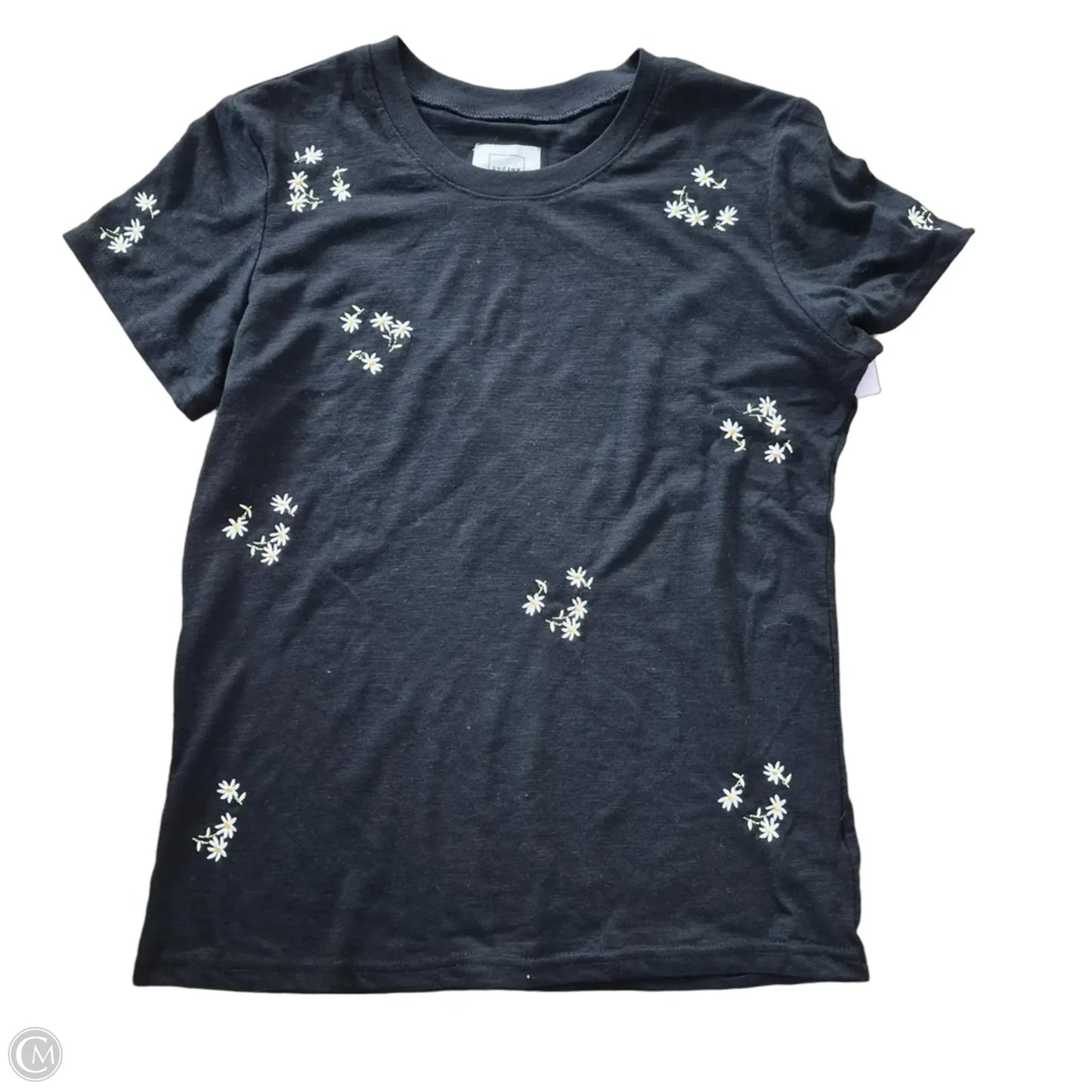 Top Short Sleeve By Reflex In Black, Size: L
