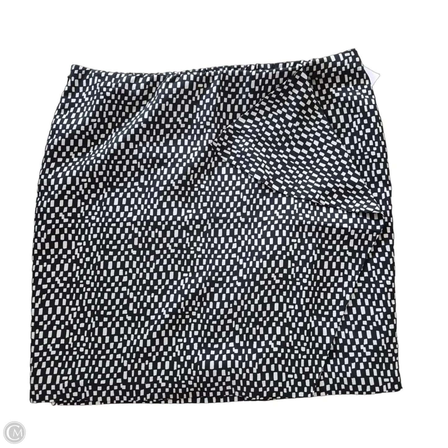 Skirt Mini & Short By Vince Camuto In Black & Cream, Size: 10