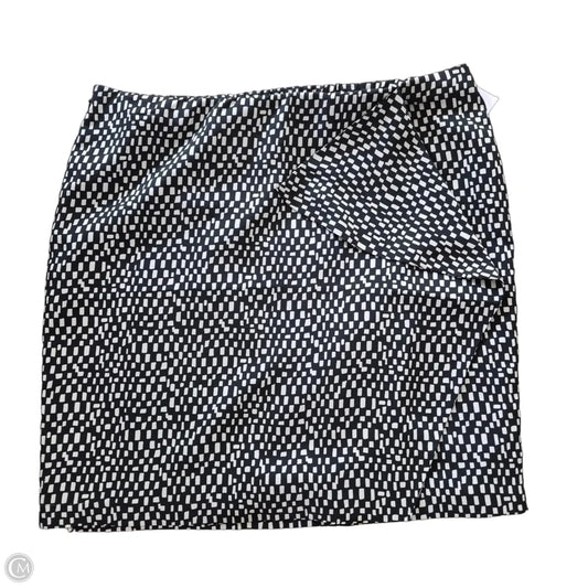Skirt Mini & Short By Vince Camuto In Black & Cream, Size: 10