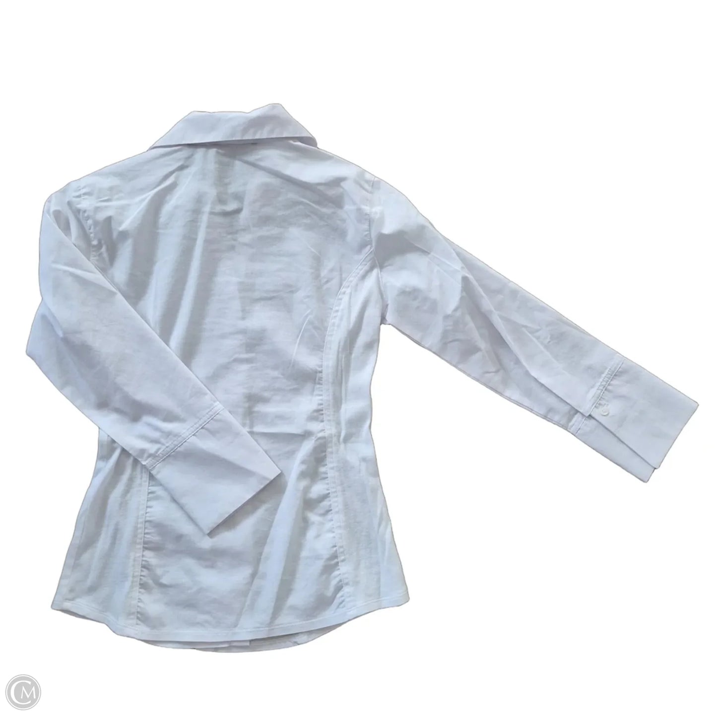 Top Long Sleeve By Zac And Rachel In White, Size: S