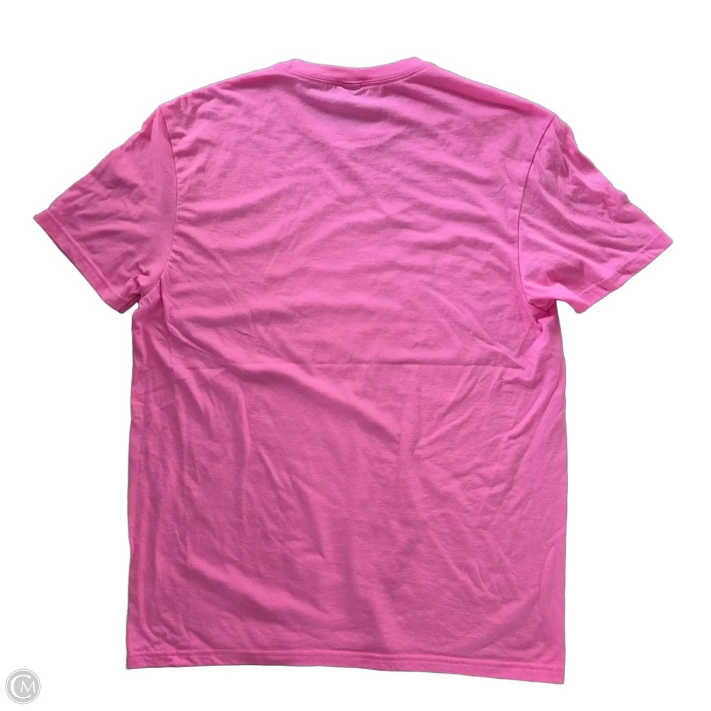Top Short Sleeve By Cmc In Pink, Size: L