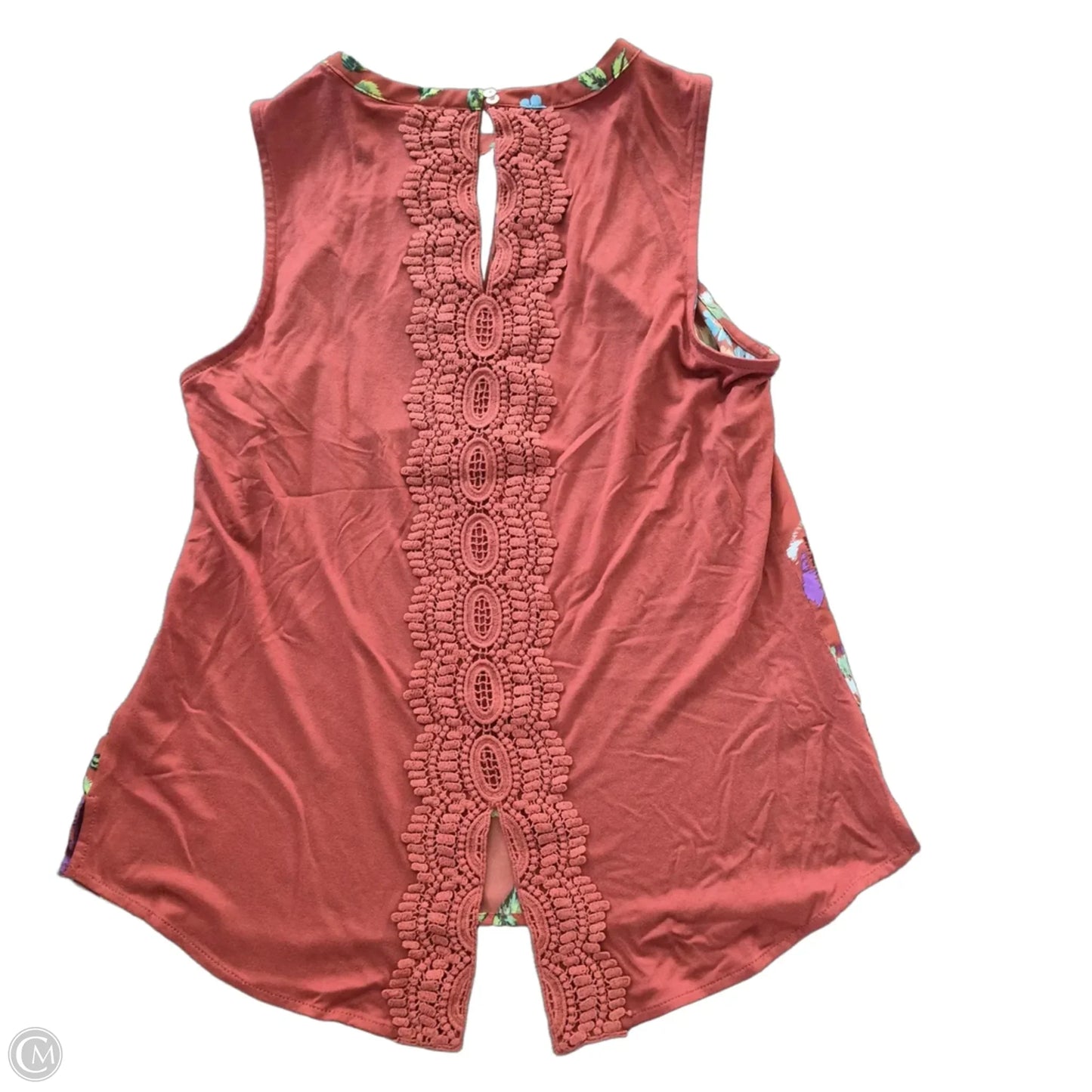 Tank Top By Daniel Rainn In Floral Print, Size: Petite   Xs