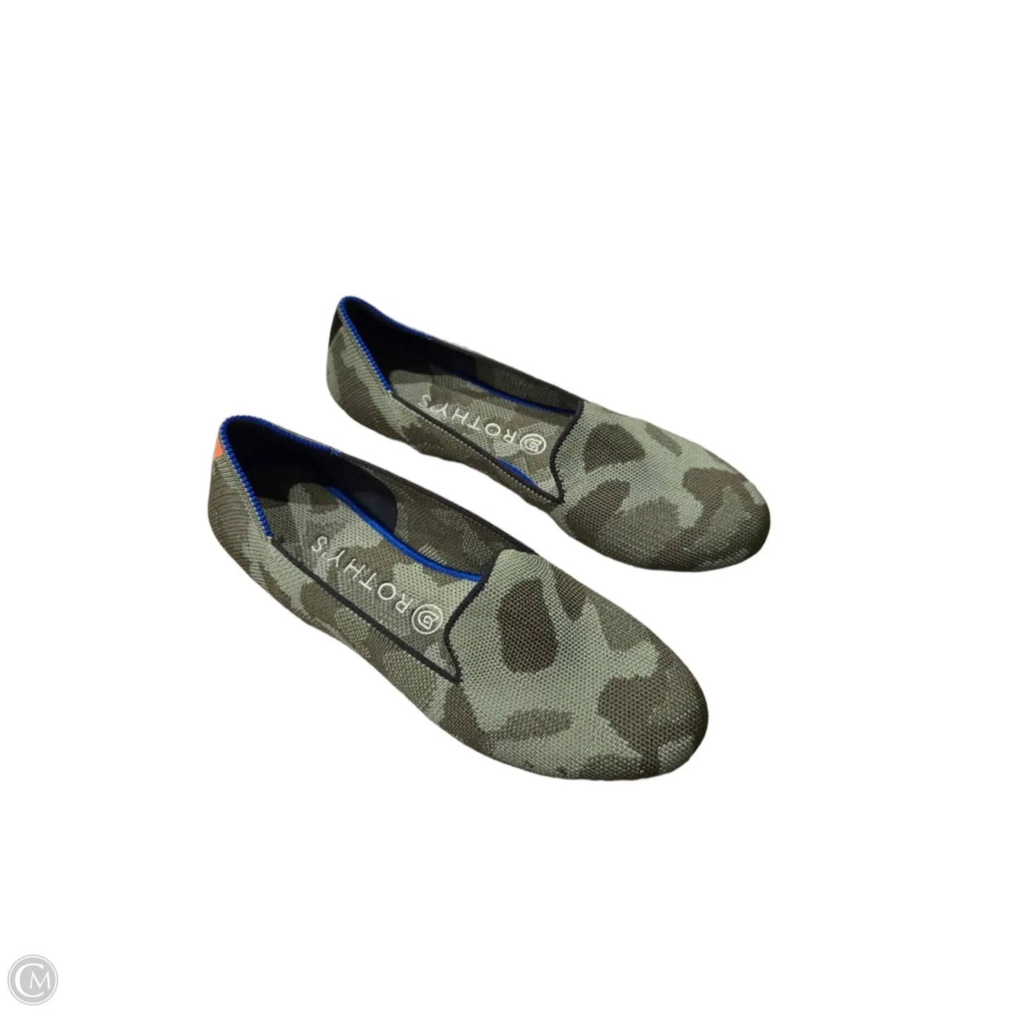 Shoes Flats By Rothys In Green, Size: 8.5