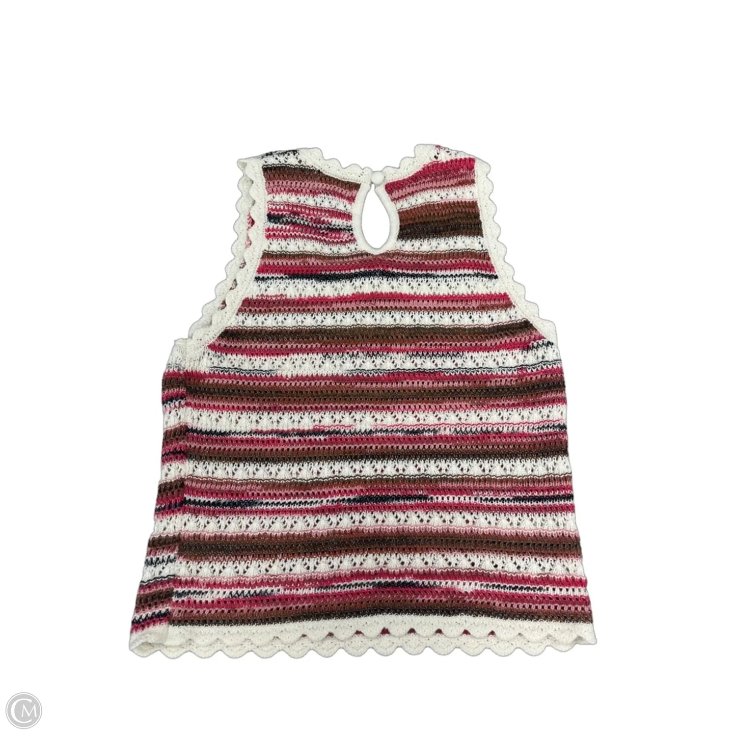 Tank Top By Universal Thread In Striped Pattern, Size: M