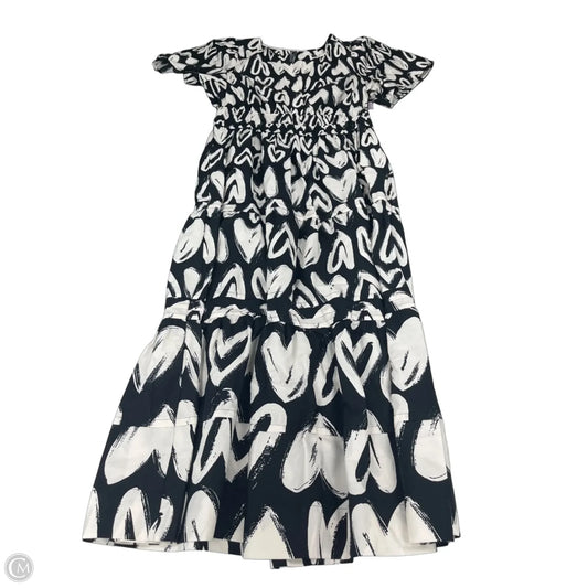 Dress Casual Maxi By Anthropologie In Black & White, Size: Mp