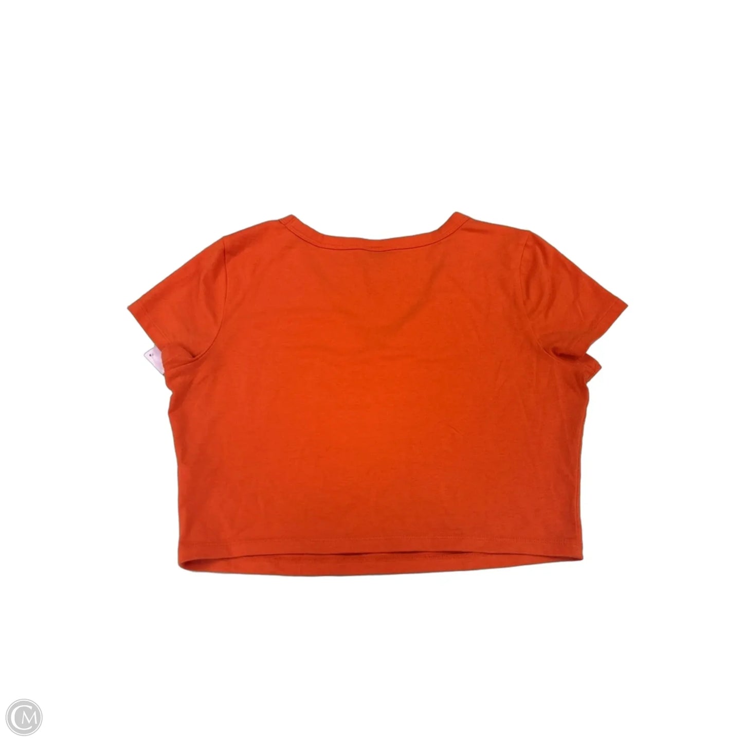 Top Short Sleeve By Wild Fable In Orange, Size: L
