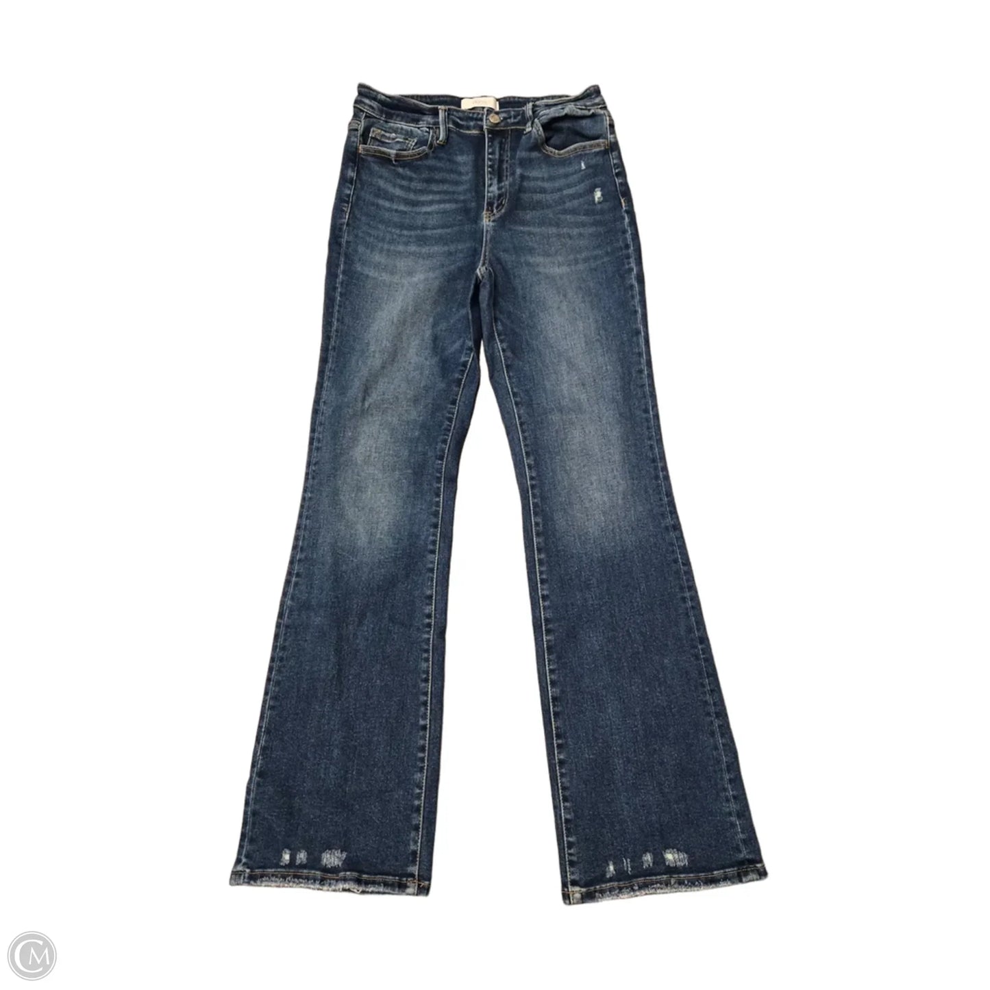 Jeans Boot Cut By Vervet In Blue Denim, Size: 10