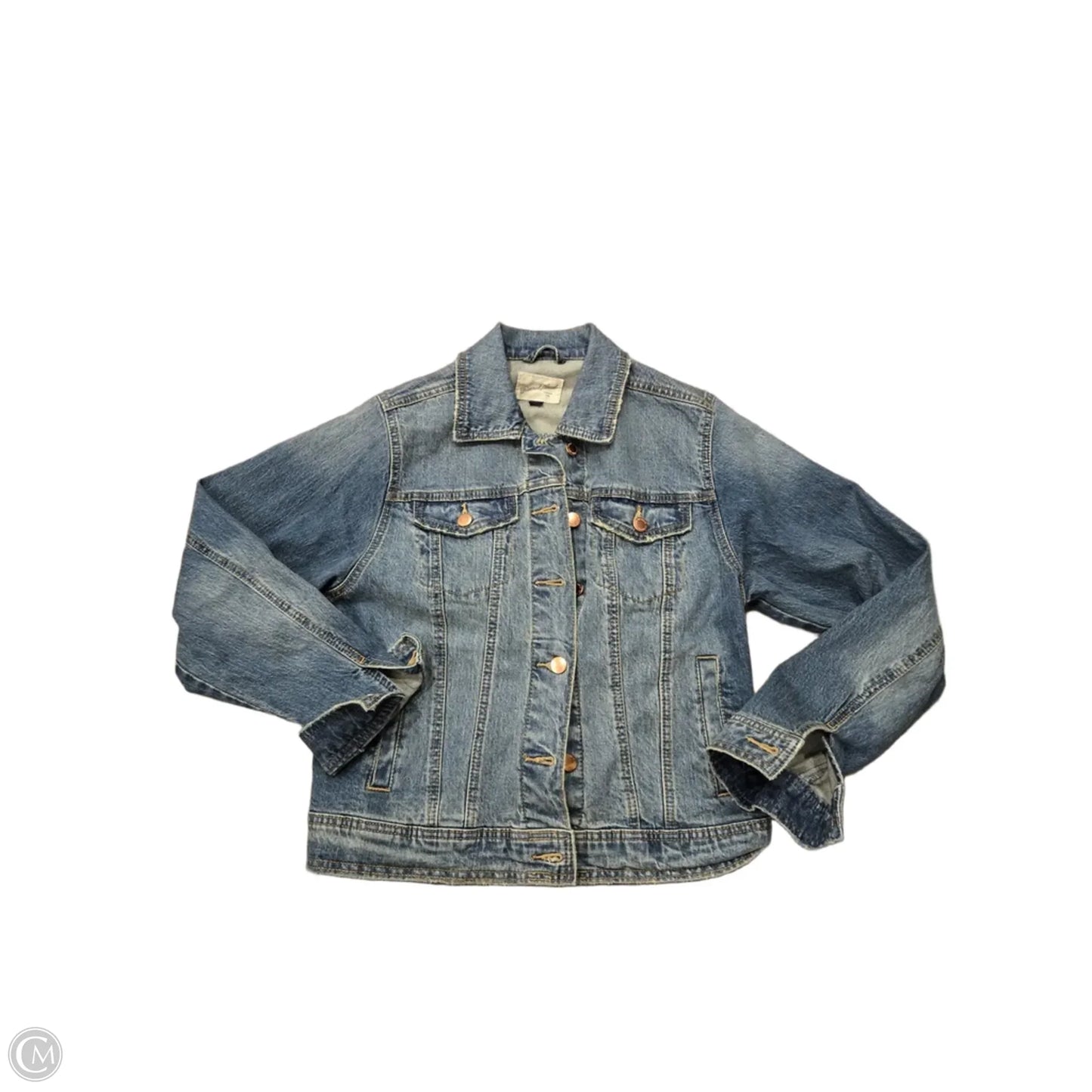 Jacket Denim By Universal Thread In Blue Denim, Size: S