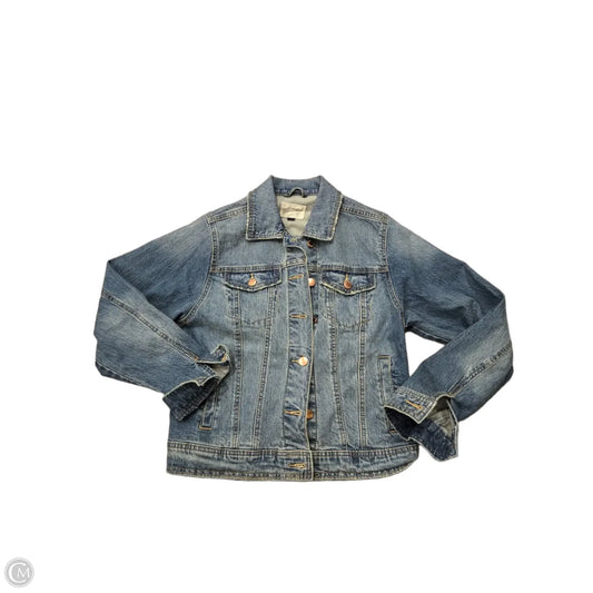 Jacket Denim By Universal Thread In Blue Denim, Size: S