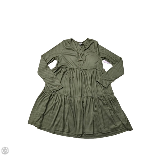 Dress Casual Midi By White Birch In Green, Size: L