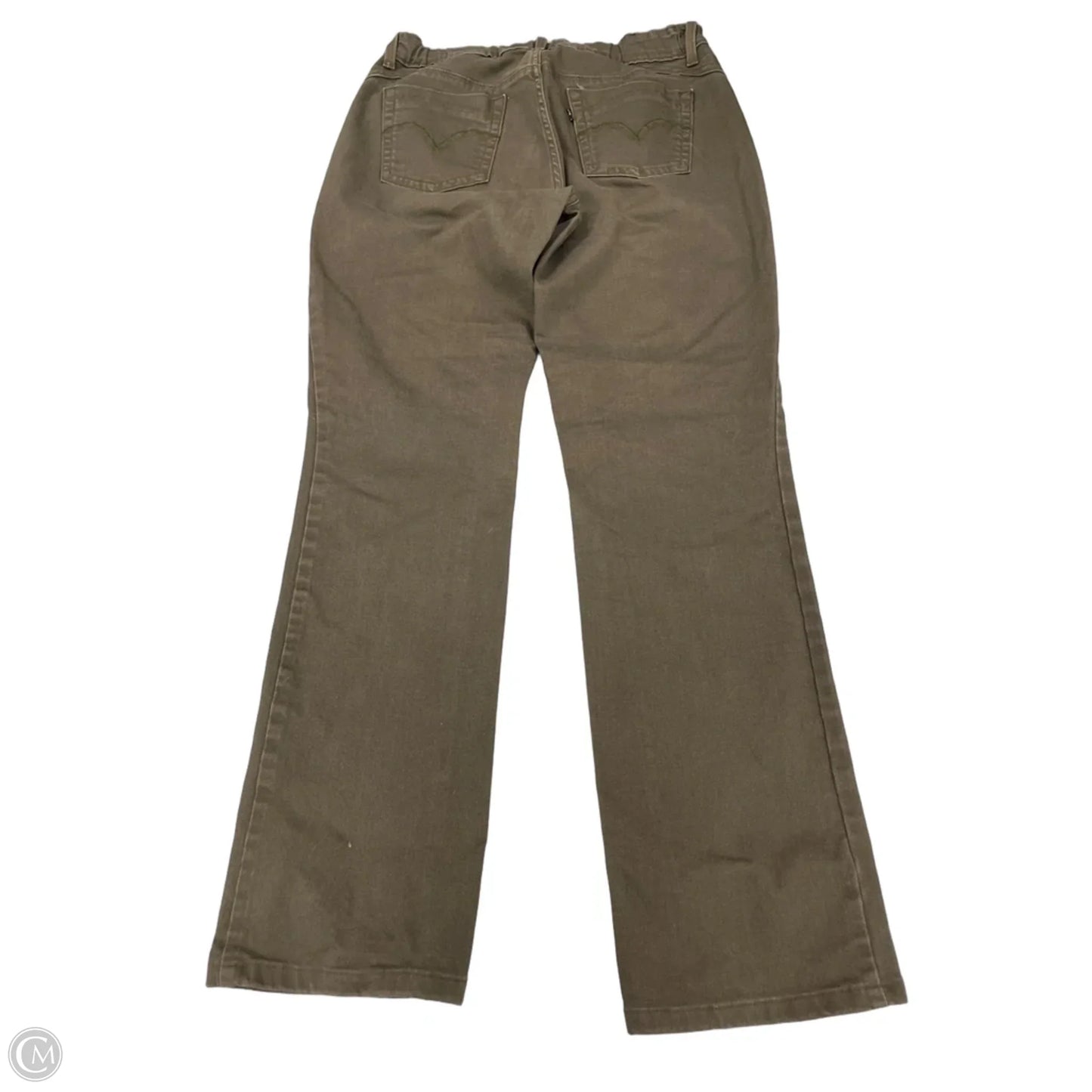Jeans Straight By Levis In Green, Size: 8