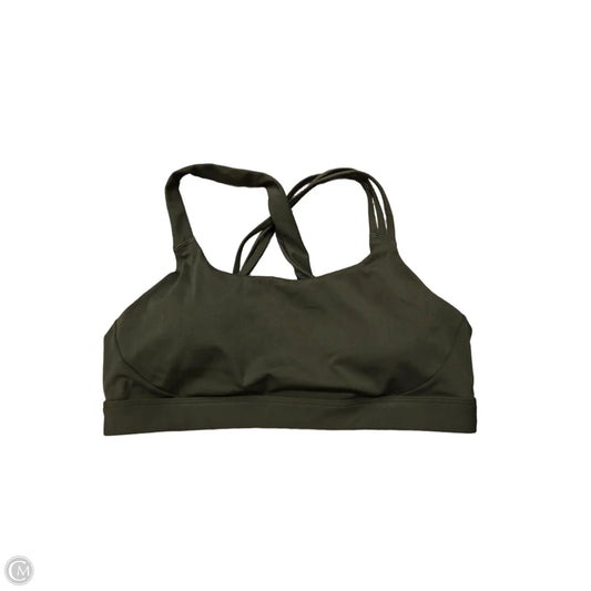 Athletic Bra By Athleta In Green, Size: L