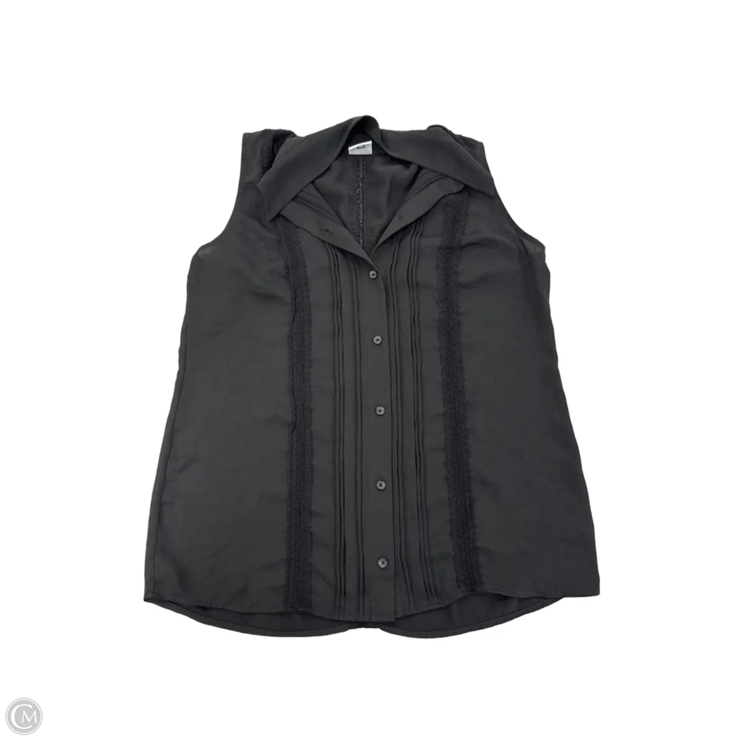 Top Sleeveless By Cabi In Black, Size: S