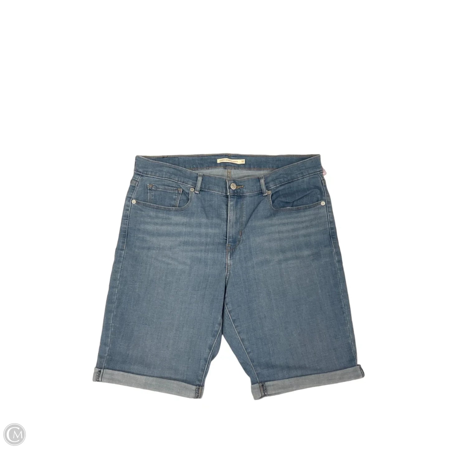 Shorts By Levis In Blue Denim, Size: 14