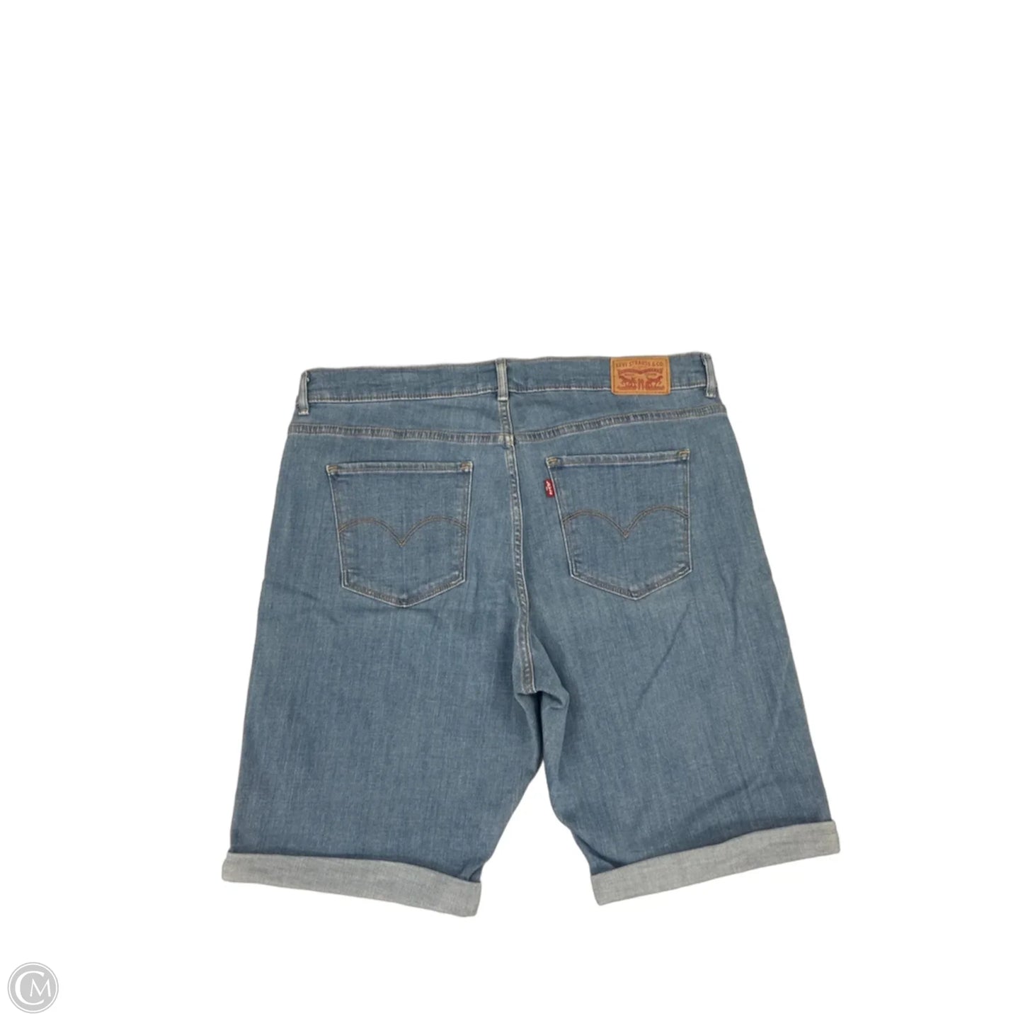 Shorts By Levis In Blue Denim, Size: 14