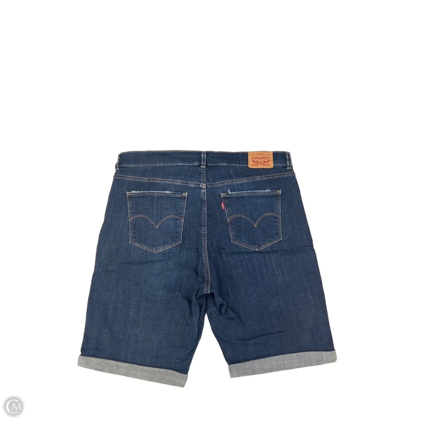 Shorts By Levis In Blue Denim, Size: 14