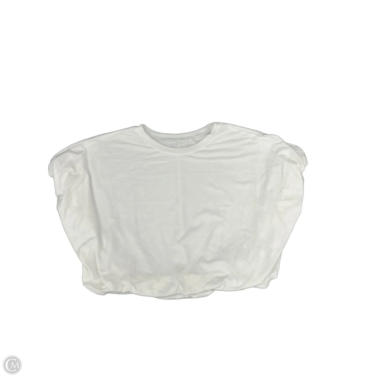 Top Short Sleeve By Cmf In White, Size: Xl