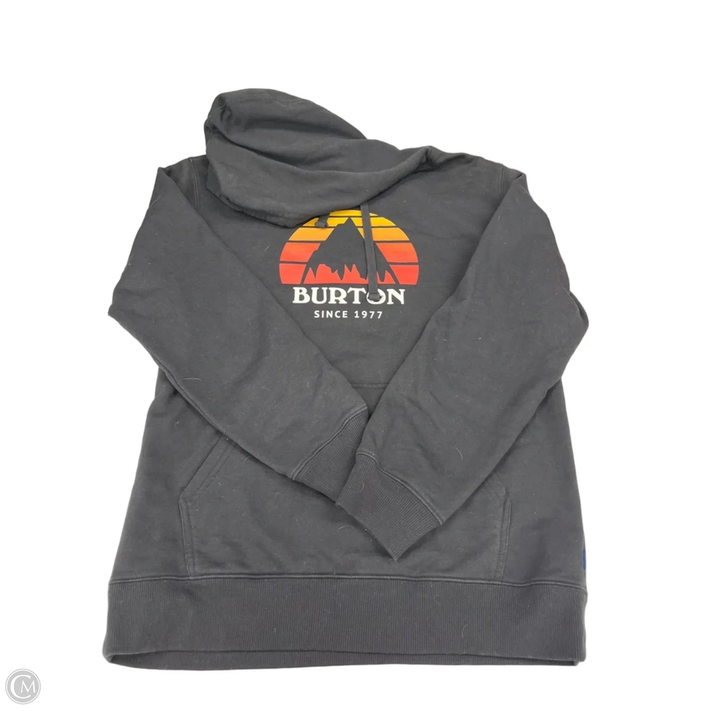 Sweatshirt Hoodie By Burton In Black, Size: M
