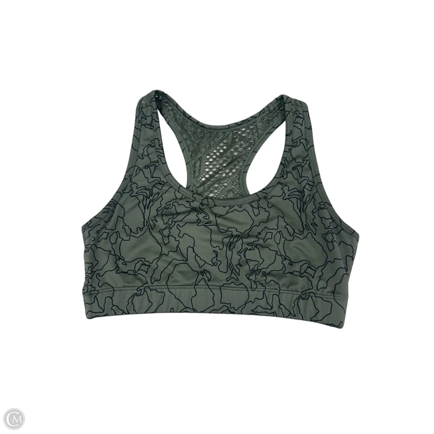 Athletic Bra By Zyia In Green, Size: M