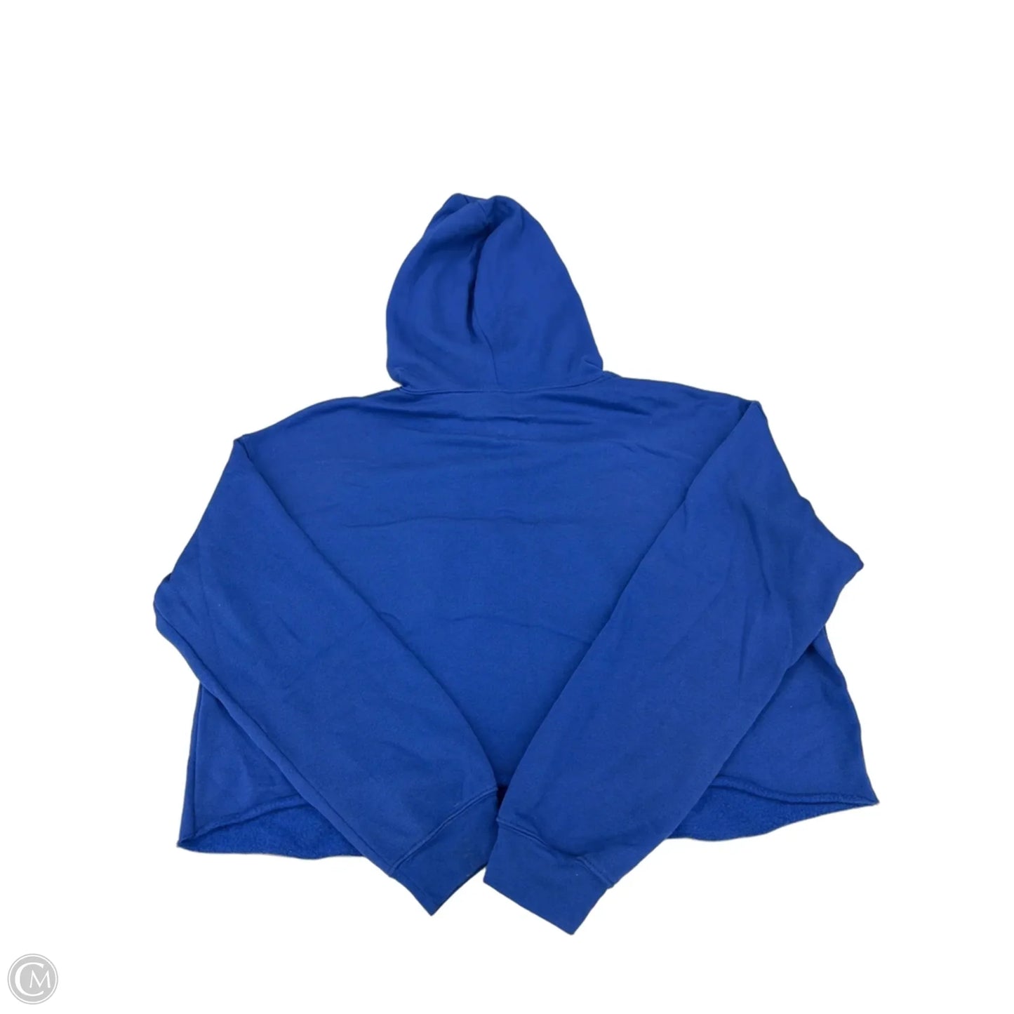 Top Long Sleeve By Bella + Canvas In Blue, Size: L
