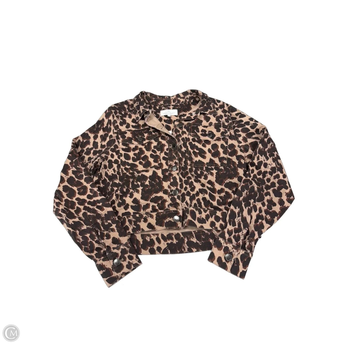 Jacket Denim By Threads 4 Thought In Animal Print, Size: Xs