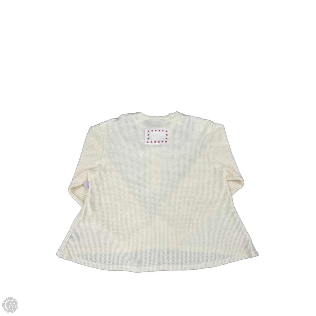 Top Long Sleeve By Pol In Cream, Size: S