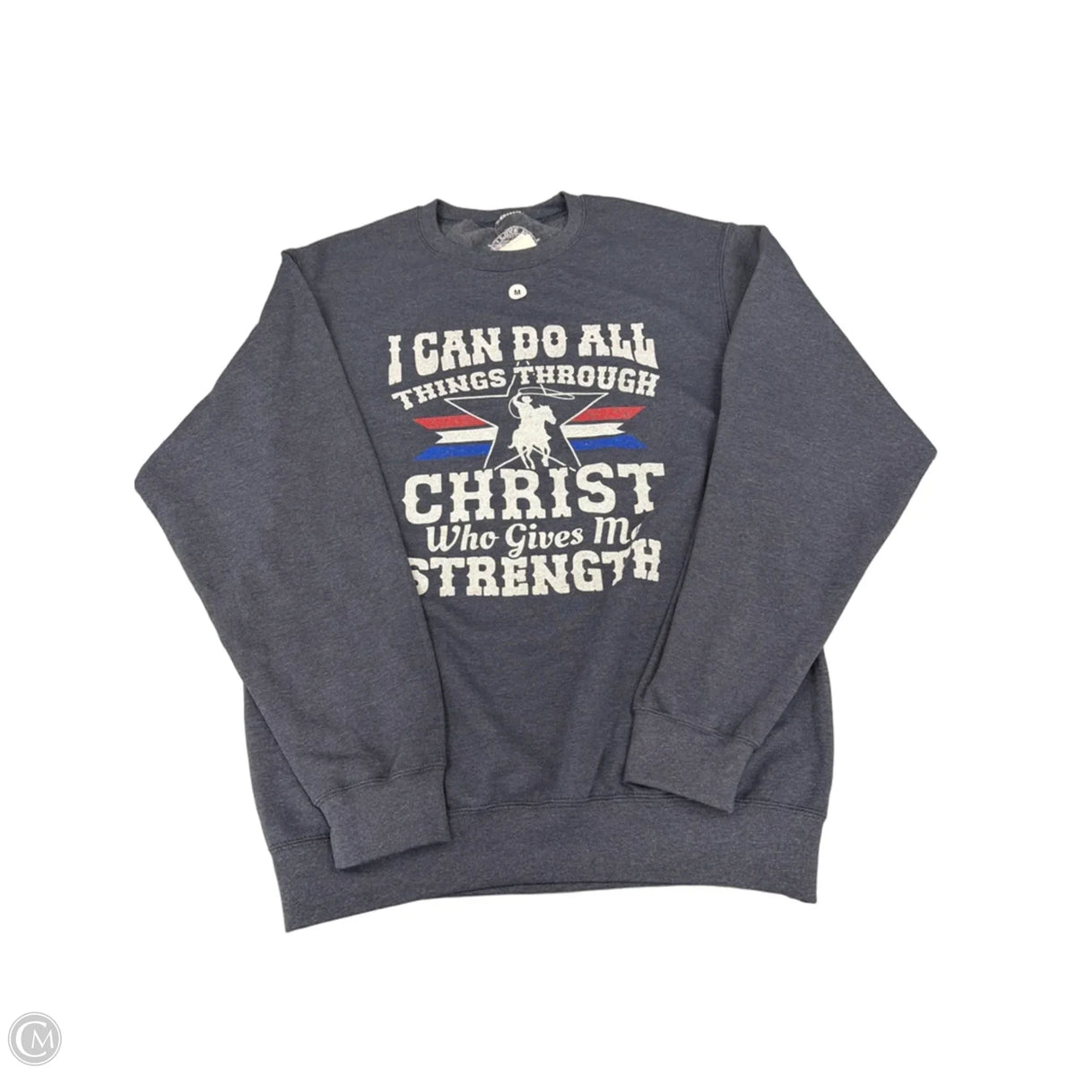 Sweatshirt Crewneck By Cmf In Blue, Size: M