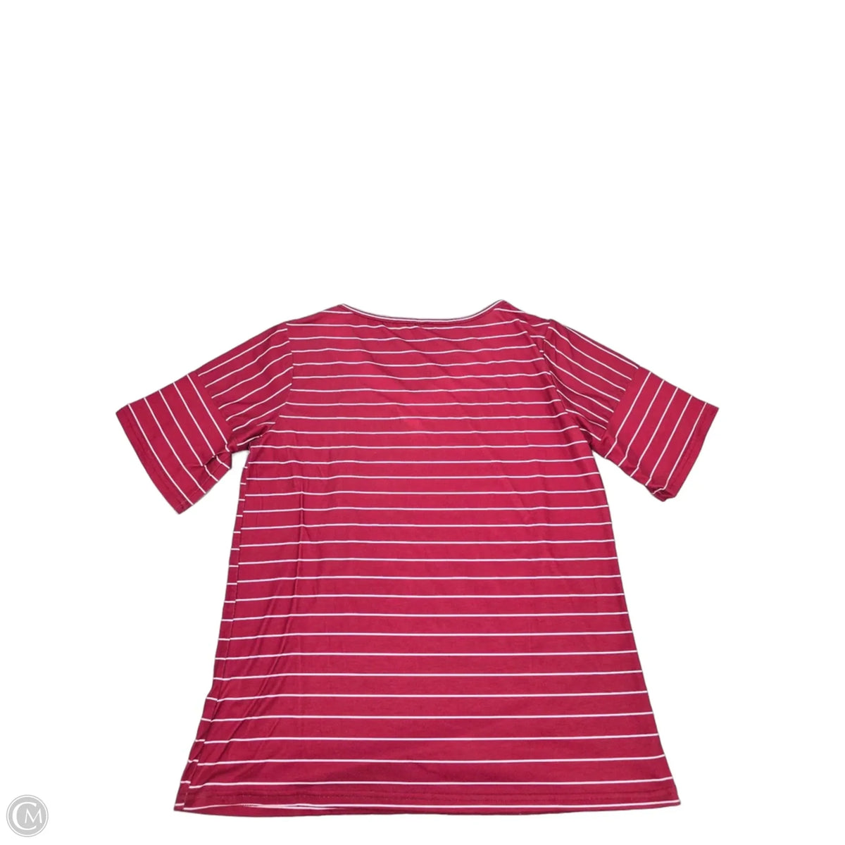 Top Short Sleeve Basic By Cmf In Red, Size: M