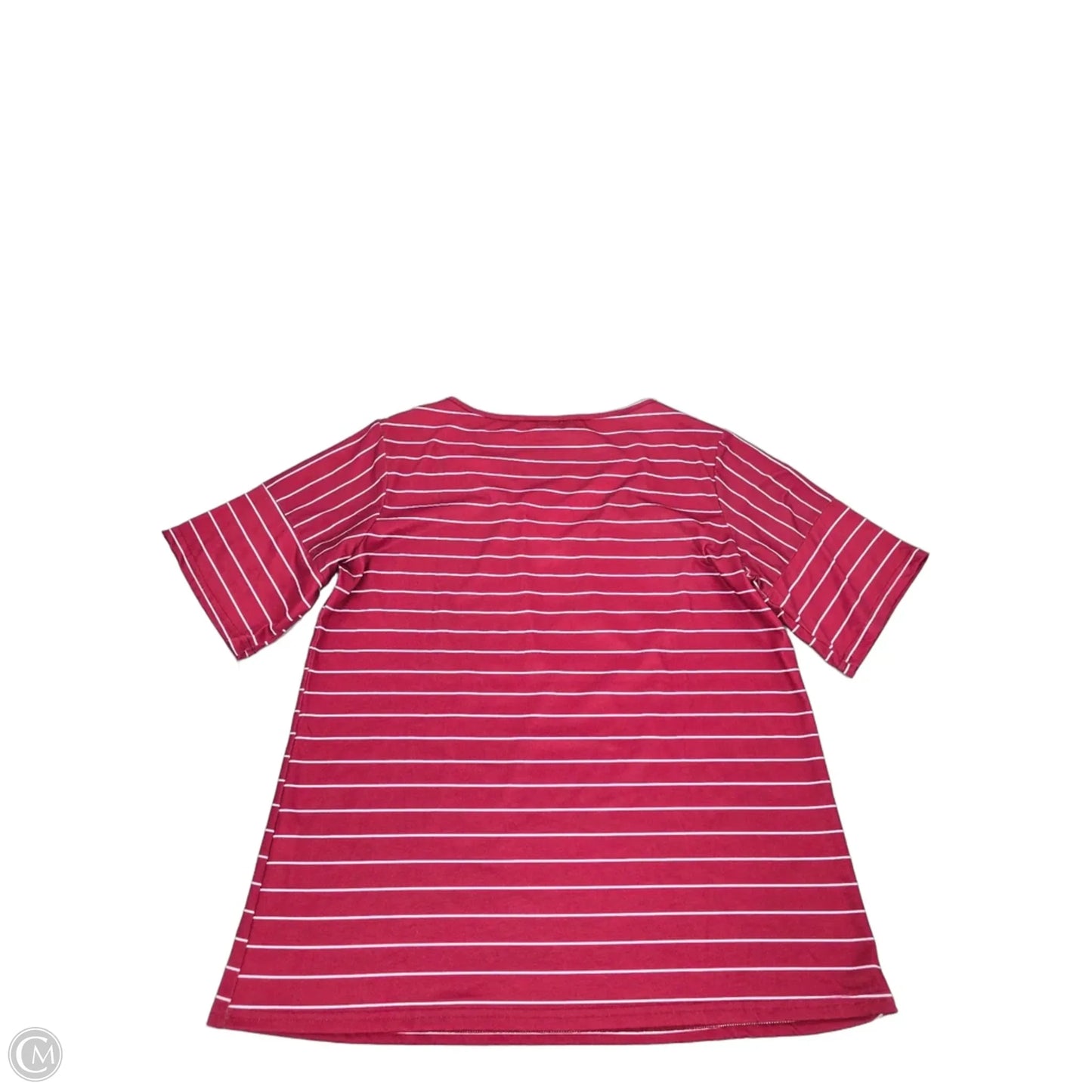 Top Short Sleeve Basic By Cmf In Red, Size: L