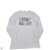 Top Long Sleeve Basic By Cmf In White, Size: S