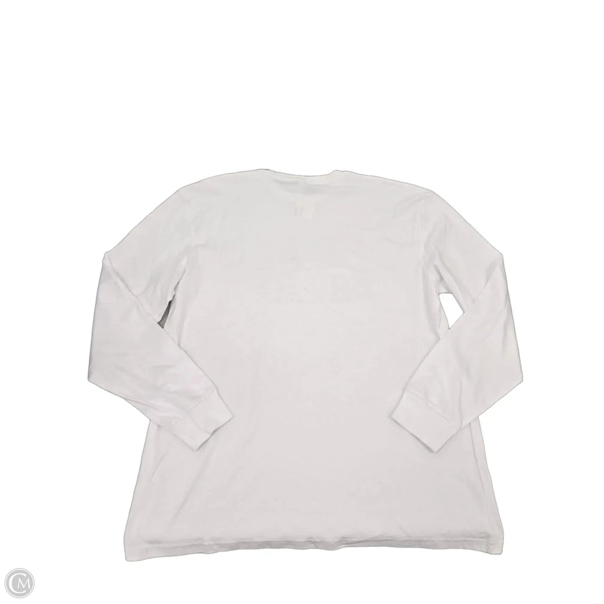 Top Long Sleeve Basic By Cmf In White, Size: Xl