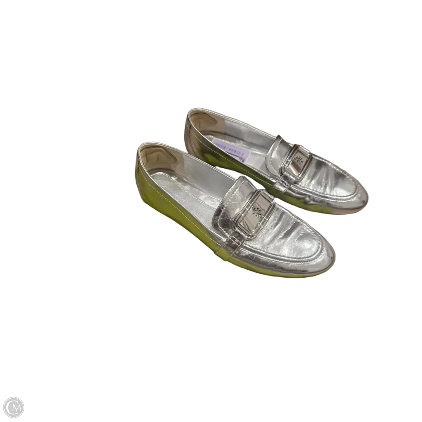 Shoes Designer By Tory Burch In Silver, Size: 7