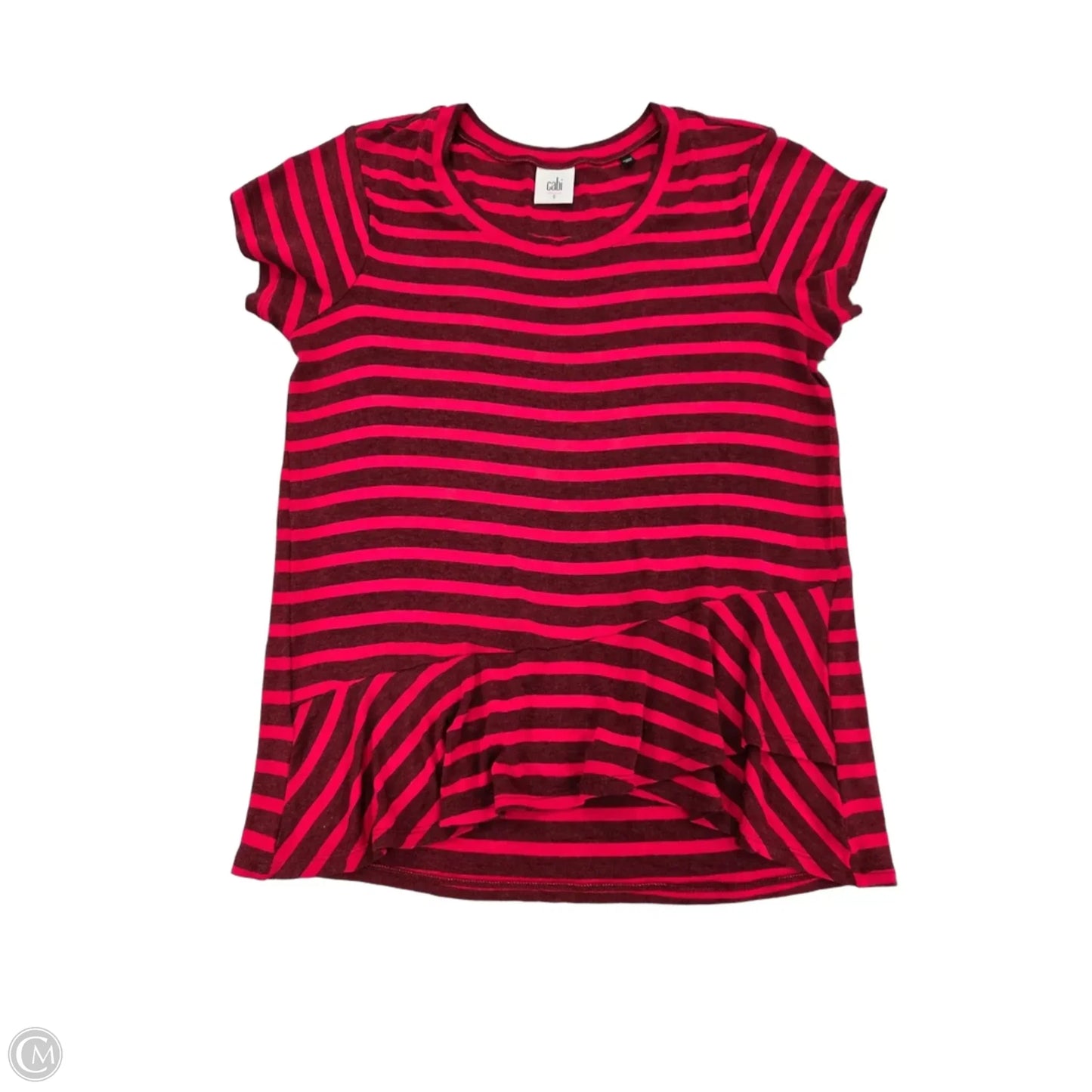 Top Short Sleeve By Cabi In Red, Size: S