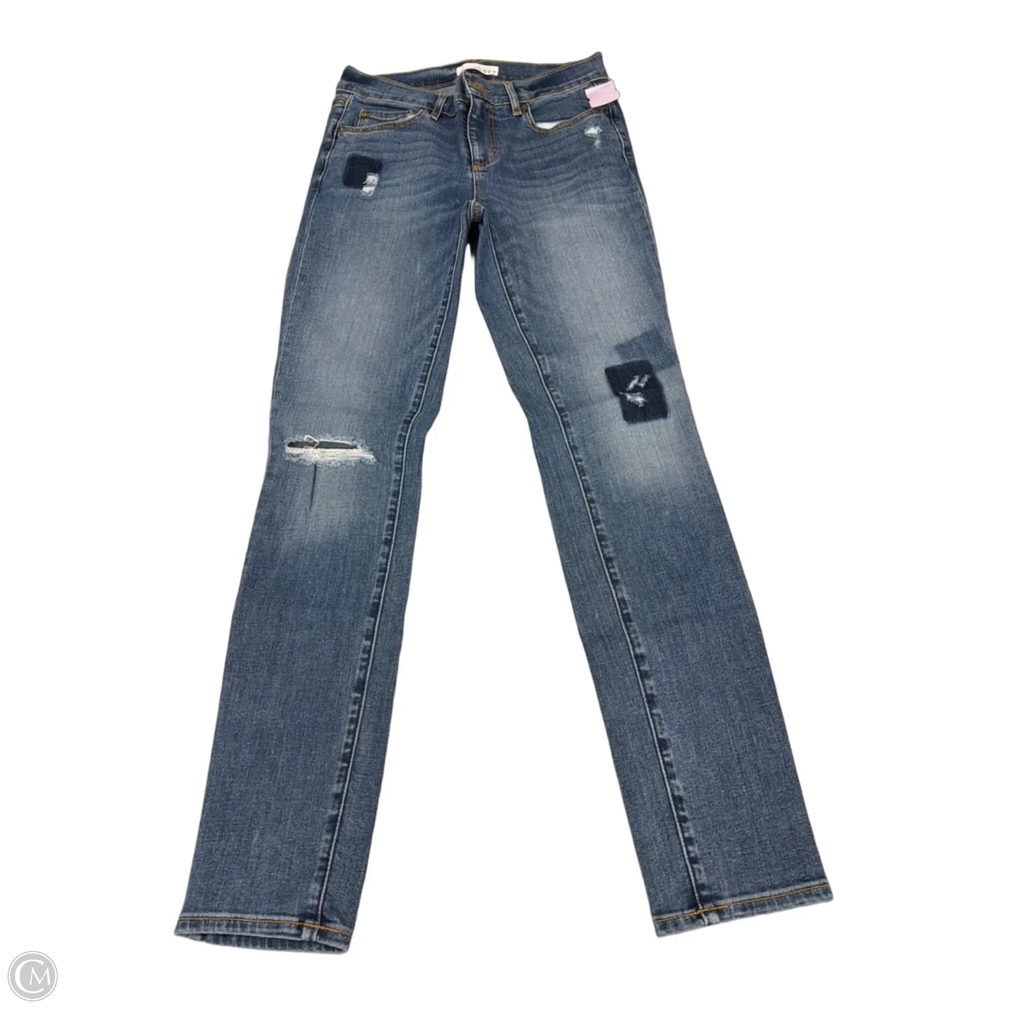 Jeans Skinny By Loft In Blue Denim, Size: 2